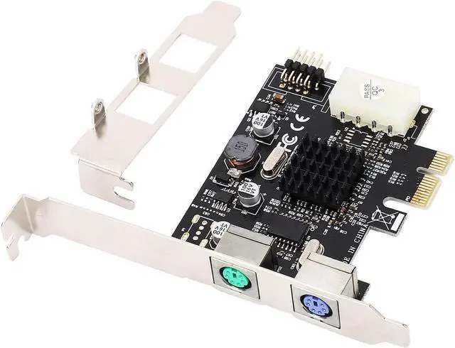 Alt view image 6 of 7 - PCIe to PS/2 Expansion Card, High Temperature PS/2 Mouse Expansion Card