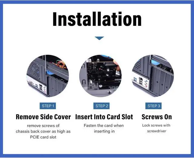 Alt view image 7 of 7 - USB 3.2 Gen 2 Expansion Card, 20Gbps ASM3242 Main Control Type C PCIE to USB 3.2 Expansion Card for 10 11 for OS X Laptop, PCIE to USB 3.2 Expansion Card for Desktop Chassis