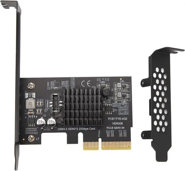 Main image of USB 3.2 Gen 2 Expansion Card, 20Gbps ASM3242 Main Control Type C PCIE to USB 3.2 Expansion Card for 10 11 for OS X Laptop, PCIE to USB 3.2 Expansion Card for Desktop Chassis