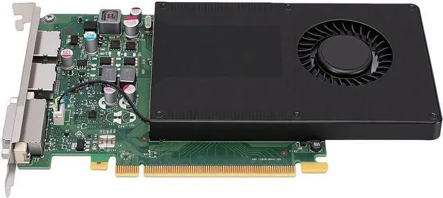 Main image of K2200 Graphics Card, 4GB GDDR5 128 Bit PCIe 2.0 x16 Computer Video Card, 4K Multi Display Support, CAD 3D Modeling Rendering, Low Power Workstation GPU
