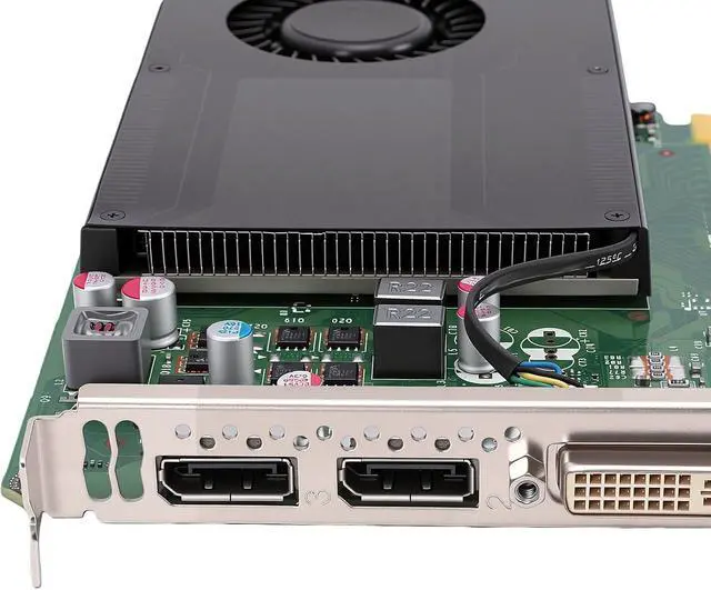 Alt view image 3 of 7 - K2200 Graphics Card, 4GB GDDR5 128 Bit PCIe 2.0 x16 Computer Video Card, 4K Multi Display Support, CAD 3D Modeling Rendering, Low Power Workstation GPU