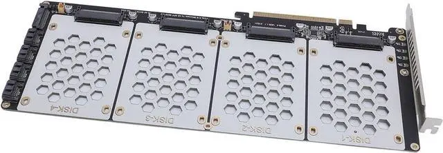 Alt view image 2 of 7 - U.2 NVME to PCIe 4.0 Adapter, Supports U.2 NVME or 2.5in Hard Disks, Hard Disk Computer Internal Components