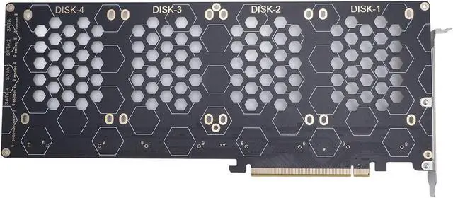 Alt view image 3 of 7 - U.2 NVME to PCIe 4.0 Adapter, Supports U.2 NVME or 2.5in Hard Disks, Hard Disk Computer Internal Components