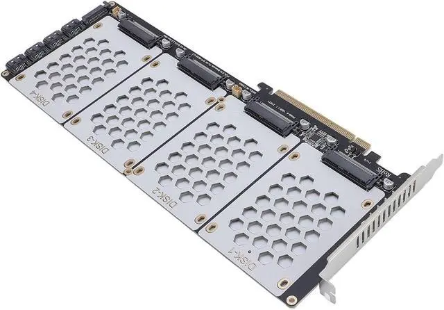 Alt view image 5 of 7 - U.2 NVME to PCIe 4.0 Adapter, Supports U.2 NVME or 2.5in Hard Disks, Hard Disk Computer Internal Components