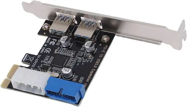 Alt view image 4 of 7 - PCIE High Speed USB 3.0 Expansion Card, 5Gbps, 2 Ports for Desktop Computers, USB 3.0 Expansion Card for PC