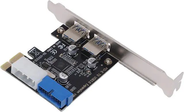 Alt view image 2 of 7 - PCIE High Speed USB 3.0 Expansion Card, 5Gbps, 2 Ports for Desktop Computers, USB 3.0 Expansion Card for PC