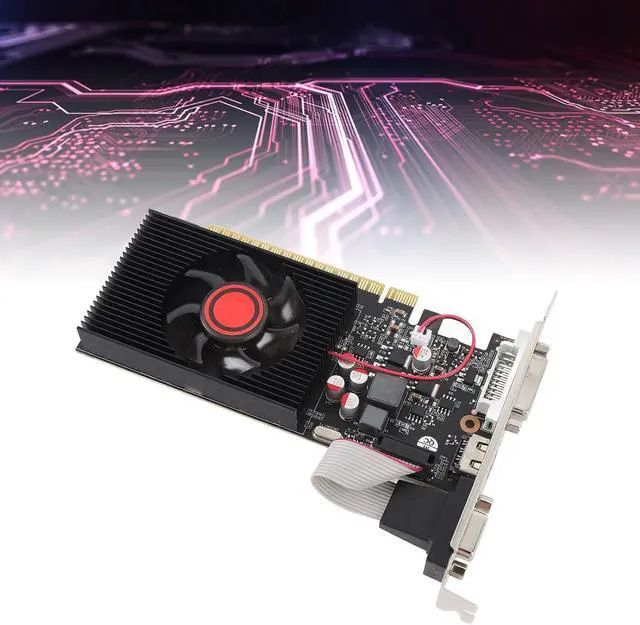 Alt view image 6 of 7 - GT730 4GB DDR3 Graphics Card, PC Video Card with PCI Express 2.0 16X Slot, DirectX 11,4GB Video Memory, Supports DVI VGA HDMI