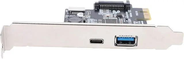 Alt view image 3 of 7 - USB 3.2 Gen1 Expansion Card, USB A, Type C, Type E (A Key), 5Gbps USB PCI Express Expansion Card for Wins 7 8 10 11 2003, for Linux, Plug and Play