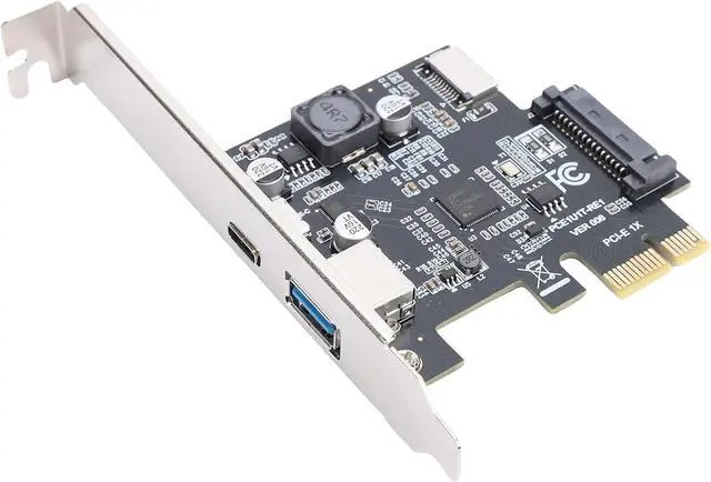 Main image of USB 3.2 Gen1 Expansion Card, USB A, Type C, Type E (A Key), 5Gbps USB PCI Express Expansion Card for Wins 7 8 10 11 2003, for Linux, Plug and Play
