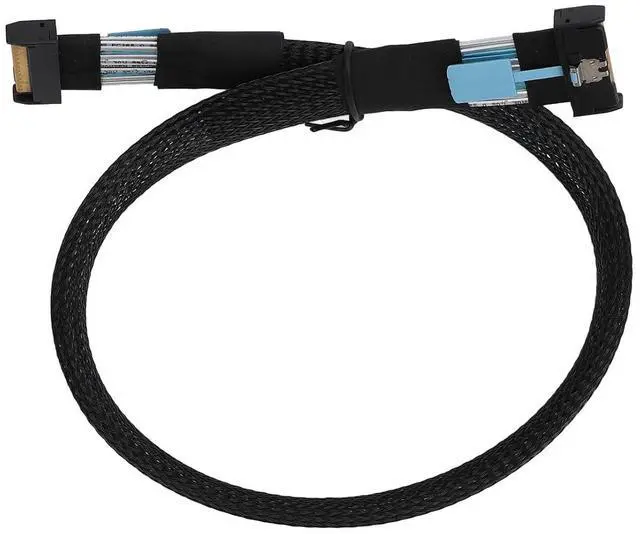 Main image of Professional High Speed PCIE 5.0 Cable MCIO 8i to MCIO 8i for Servers Data Centers 19.7 Inches, 32 GT/s Transfer Speed, OFC Silver Material