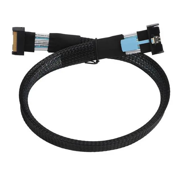 Alt view image 7 of 7 - Professional High Speed PCIE 5.0 Cable MCIO 8i to MCIO 8i for Servers Data Centers 19.7 Inches, 32 GT/s Transfer Speed, OFC Silver Material