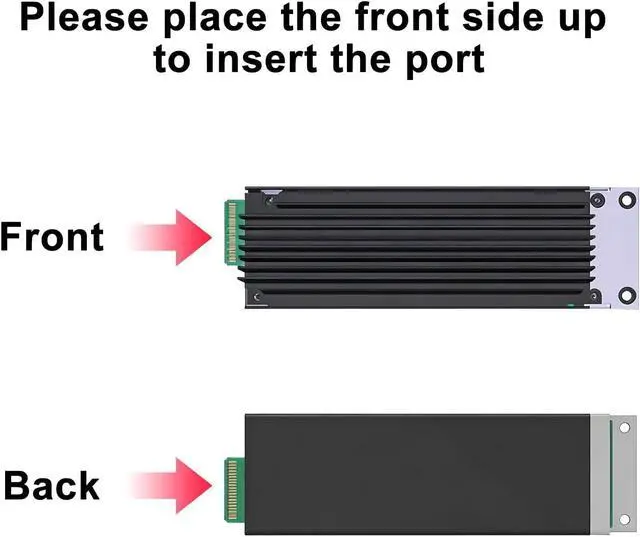 Alt view image 3 of 6 - PCIe 5.0 x4 to E1.S / E3.S SSD Adapter Card, Support EDSFF SFF-TA-1002 Hard Drive, PCIe 5.0/4.0/3.0 Back Compatible, Full-Height Bracket Included