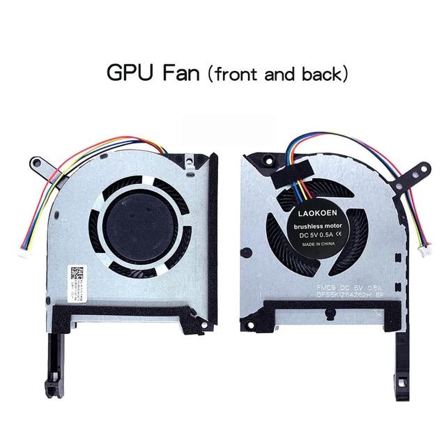 Alt view image 3 of 7 - New Replacement Cooling Fans for ASUS TUF Gaming(2020) FX505D FX505DT FA506 FX506 FX506LU FX706 FX95DU FX506L FX505DD FX505 FX705G FX506Li FX705DU FX705DT FA506IV FA506IU FX706 FA706 Laptop Fan