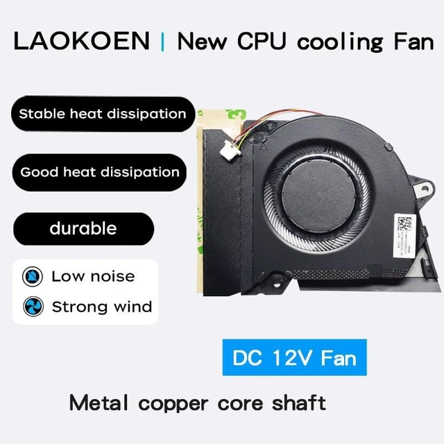 Alt view image 4 of 7 - New Replacement Cooling Fans for ASUS ROG Zephyrus G14 GA401I GA401IV GA401IH GA401IH-BR7N2BL Laptop Series P/N:13NR03F0AP0101 DFSCK22105182H FMBB 13NR03F0AP0301 DFSCK22115181H FMBC 12V 1A Fan