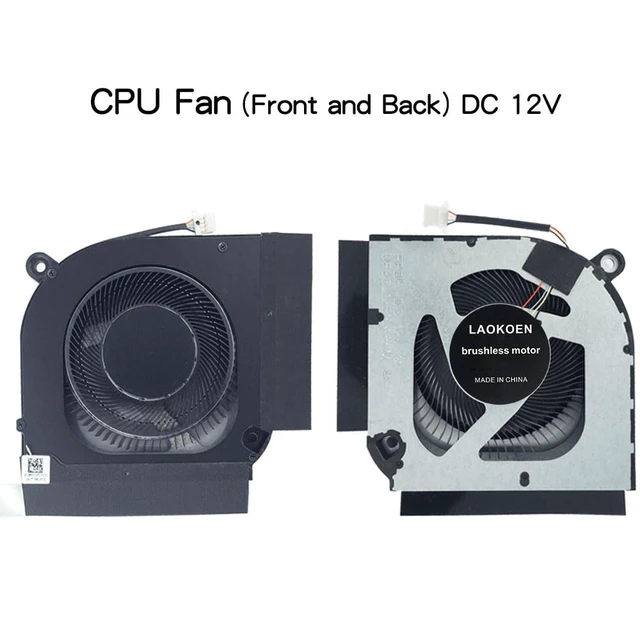 Alt view image 4 of 5 - New Replacement Cooling Fans for Acer Nitro 5 N22C1 AN515-58 AN515-58-51R3 AN515-58-56CL AN515-58-52bb AN515-46 AN515-47 AN517-55 Laptop DC 12V P/N: DFSCK22D05883M FPDG DFSCL12E16486M FPDH