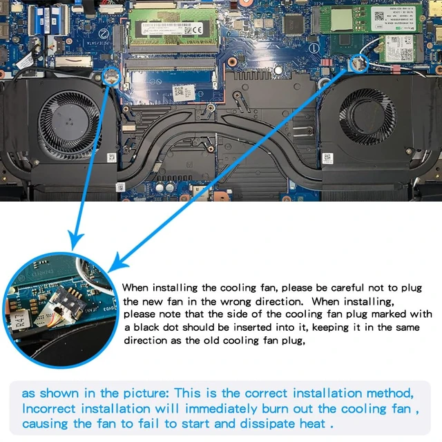 Alt view image 5 of 5 - New Replacement Cooling Fans for Acer Nitro 5 (2020) N20C1 AN515-55 AN515-45 AN517-52 AN517-41 AN515-56 -57 AN515-57-55RY AN515-55-50V2 AN515-55-72ST AN515-55-75BM AN515-55-59TA AN515-45-R7WA Laptop