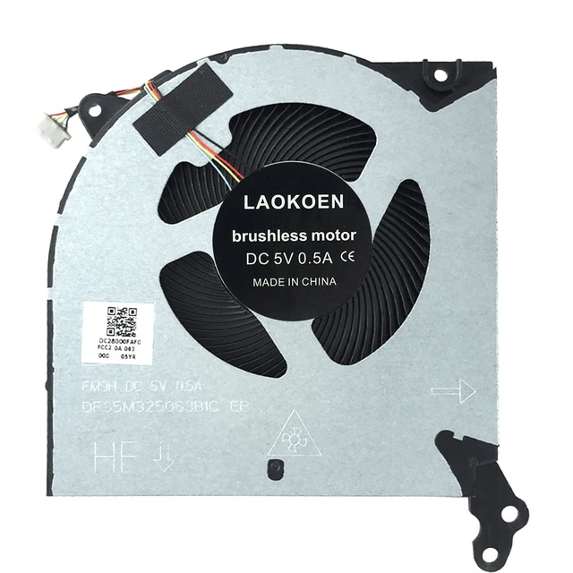 Alt view image 6 of 7 - New Replacement Cooling Fans for Lenovo Legion 5-15IMH05(Type:82AU) 5-15IMH05H(Type:81Y6) 5-15ARH05(Type: 82B5) R70002020H Y70002020H Laptop Fan FM9J FM9H DFS5M325063B1C DFS5K323161A1C Fan 5V,0.5A