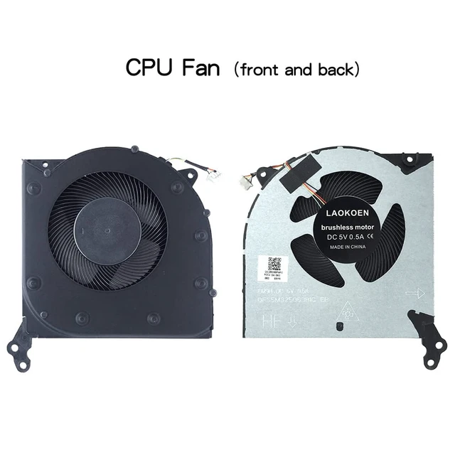 Alt view image 2 of 7 - New Replacement Cooling Fans for Lenovo Legion 5-15IMH05(Type:82AU) 5-15IMH05H(Type:81Y6) 5-15ARH05(Type: 82B5) R70002020H Y70002020H Laptop Fan FM9J FM9H DFS5M325063B1C DFS5K323161A1C Fan 5V,0.5A