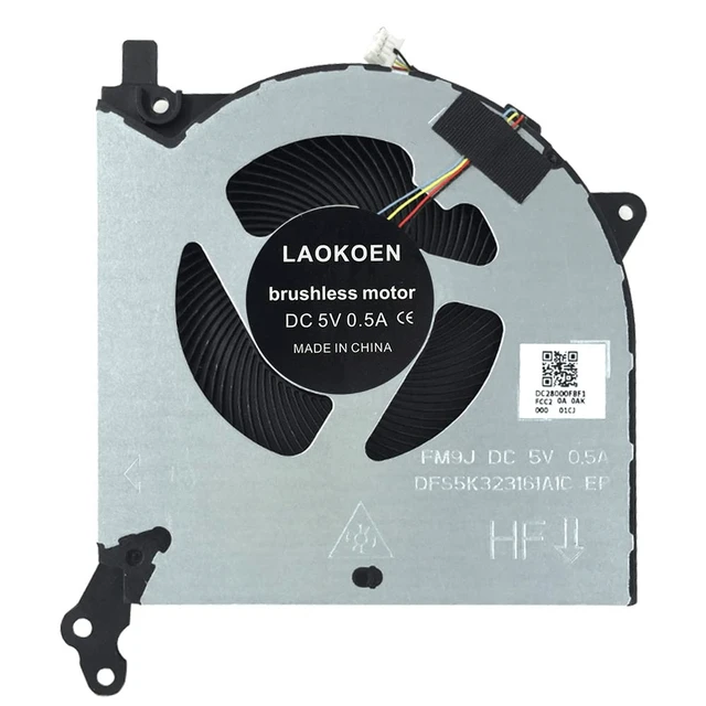 Alt view image 3 of 7 - New Replacement Cooling Fans for Lenovo Legion 5-15IMH05(Type:82AU) 5-15IMH05H(Type:81Y6) 5-15ARH05(Type: 82B5) R70002020H Y70002020H Laptop Fan FM9J FM9H DFS5M325063B1C DFS5K323161A1C Fan 5V,0.5A