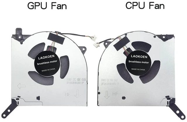 Alt view image 2 of 6 - New Replacement Cooling Fans for Lenovo Legion 5 Pro 16ACH6H(Type:82JQ) R9000P 2021H RTX3060ti RTX3070ti Model Gaming Laptop CPU GPU Fan p/n: 5H40S20280 5H40S20281 5H40S20277 FNKF FNKD DC10V 0.8A