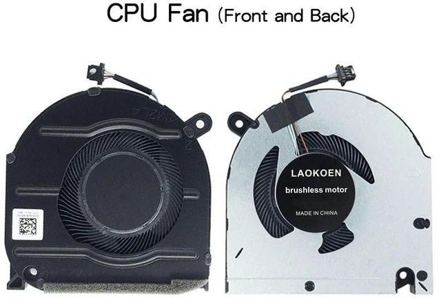 Alt view image 2 of 5 - New Replacement Cooling Fans for dell Inspiron 15 16 Plus 7510 7610 RTX3050 P106F P107F 15-7510 0GJN2R 0CNNWF EG50050S1-CI20-S9A CI30-S9A Fan,Not fit in RTX3060 Laptop