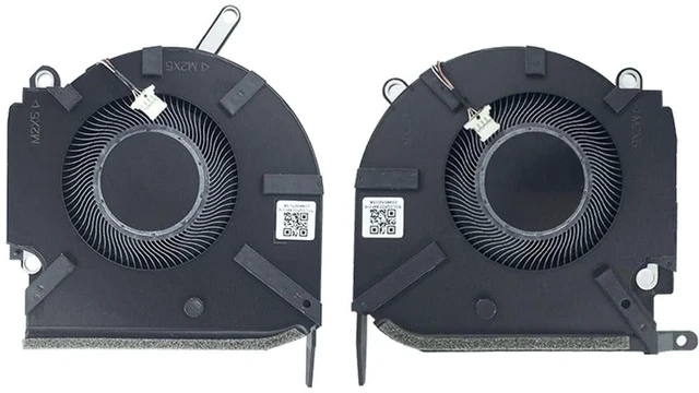 Alt view image 2 of 5 - New Replacement Cooling Fans for HP OMEN Gaming 16-K 16-N 16-K000 16-N000 TPN-Q280 TPN-Q281 Laptop Fan (DC12V Fan for RTX3060/Ti RTX3070/Ti Laptop)