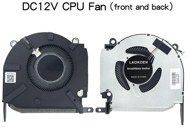 Alt view image 3 of 5 - New Replacement Cooling Fans for HP OMEN Gaming 16-K 16-N 16-K000 16-N000 TPN-Q280 TPN-Q281 Laptop Fan (DC12V Fan for RTX3060/Ti RTX3070/Ti Laptop)