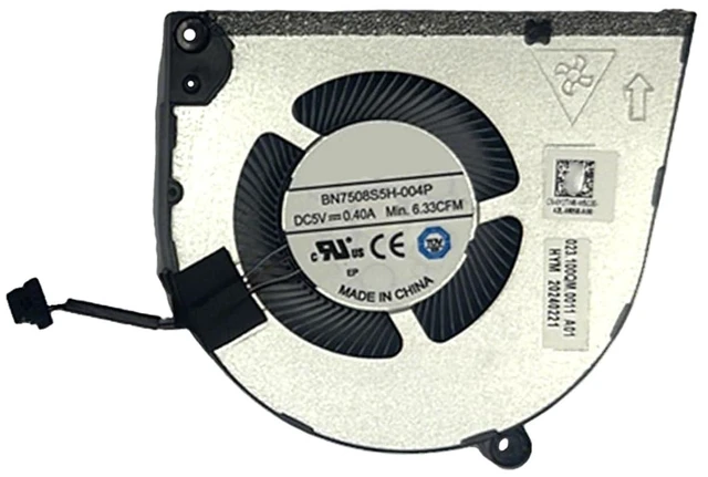 Alt view image 4 of 5 - This CPU+GPU Cooling Fan for Dell Vostro 7620 RT X3050 for Inspiron 16 Plus 7620 Laptop Version 5V 0.4A 4Pin 0Y2TW6+0N49HW BN7508S5H-004P+BN9508S5H-002P (Cooling Fan 1)