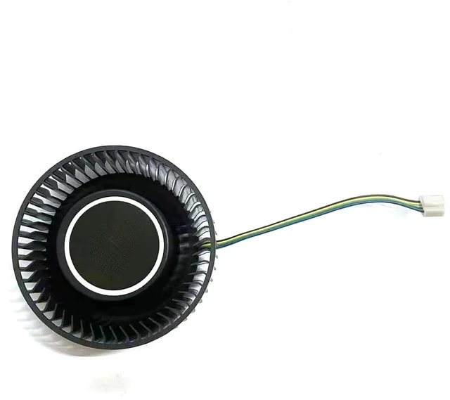 Alt view image 5 of 7 - This Cooling Fan for ASUS RTX 3070Ti 3070 3080 3090 Turbo/LHR Turbo V2 Graphics Card Version 78mm CF7525U12D 2.2A 4 Pin