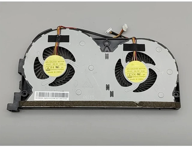Alt view image 4 of 5 - This CPU Cooling Fan for Lenovo Thinkpad Erazer Y50 Y50-50 Y50-70 Y50P-70 Y50-70A Y50-70AS Y50-70AM Y50-70AF Y50-80 Y50P-80 Laptop Version 5V 0.5A 4 PIN DFS501105PQ0T FFGY