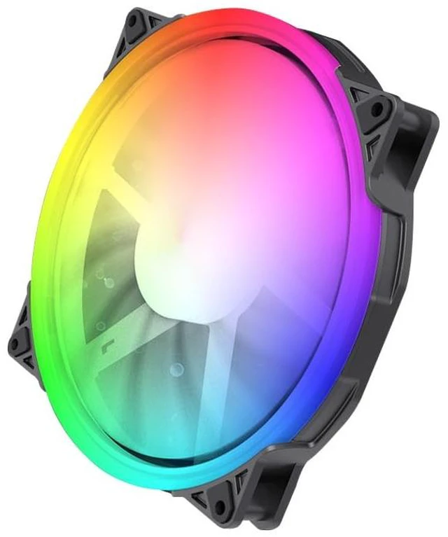 Alt view image 3 of 7 - 200mm Case Fan 5V 3PIN ARGB 20CM 4PIN PWM CPU Cooling Fan Addressable RGB Cooling Slient PC Computer Fan