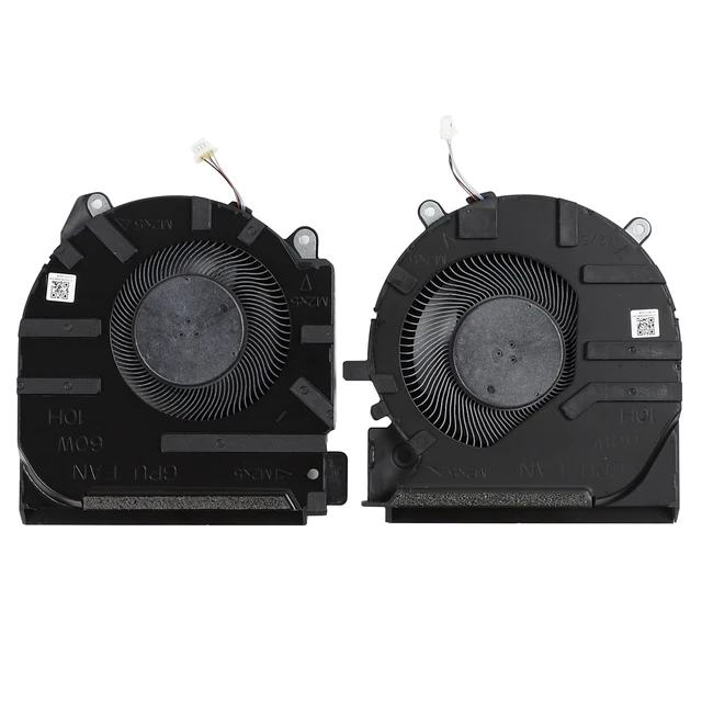 Alt view image 2 of 6 - CPU+GPU Cooling Fan for HP Victus 16-D 16-E RTX3050 (60W)
Replacement M75721-001 M75723-001 TPN-Q263 TPN-Q264 16-D0111TX 16-e0011ns NS75C06-20K19 NS75C06-20K20 DC5V 0.6A Fan