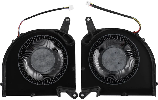 Alt view image 6 of 7 - CPU+GPU Cooling Fan for Gigabyte Aero 15 OLED SA 17 HDR XA RP75XA RP77XA
RP77 RP75W, for Aorus 15P 15G 17G KB SB WB XB YB YC KC XC RX5G RX7G FAN Replacement, P/N: PLB07010S12HH (7mm Thickness)