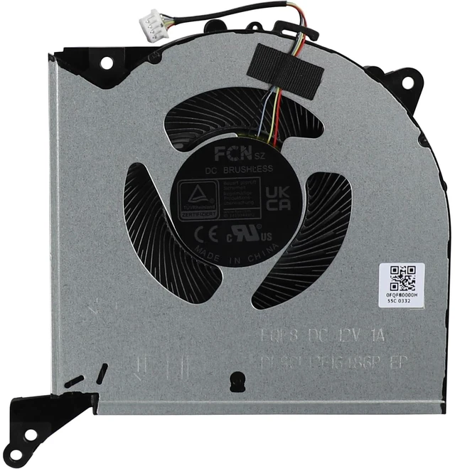 Alt view image 3 of 6 - CPU+GPU Cooling Fan for Lenovo Legion Pro 7 16ARX8H 16IRX8 16IRX8H 82WQ
Y9000K R9000K 2023 Fan Replacement, 5H40S20787 5H40S20788 FQF7 DFSCL12E06486P FQF8 DFSCL12E16486P, DC 12V 1A