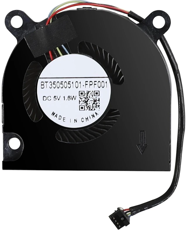 Main image of CPU Cooling Fan for BT350505101-FPF001 DC 5V 0.32A 1.6W Mini PC Laptop
4 wires/4 pins MX1.25 connector, Stable operation, Low noise, Fast Cooling, Please check the fan interface wiring sequence