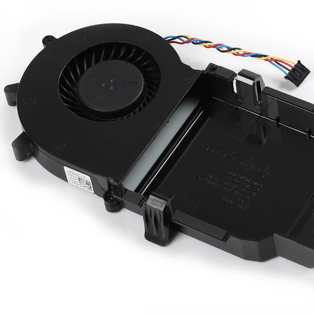 Alt view image 4 of 6 - CPU Cooling Fan for Dell OptiPlex 7050 7060 7070 (MFF) Micro Desktop 03XHPM
3XHPM-A00 09CTFR 3XHPM 9CTFR BUC1612VD-00, DC 12V, This Blower Fan Replacement for 65W ALUMINIUM Heatsink series