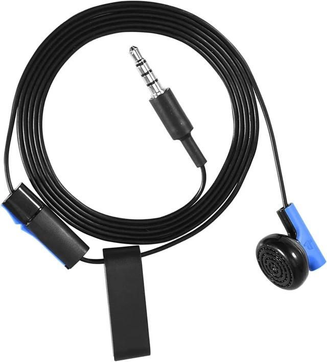 Alt view image 4 of 7 - Mono Gaming Earbud with Mic, 3.5mm Wired, 1.2m Cable
ABS design, low-latency audio, one-ear awareness for chat, works with PC controller laptop phone