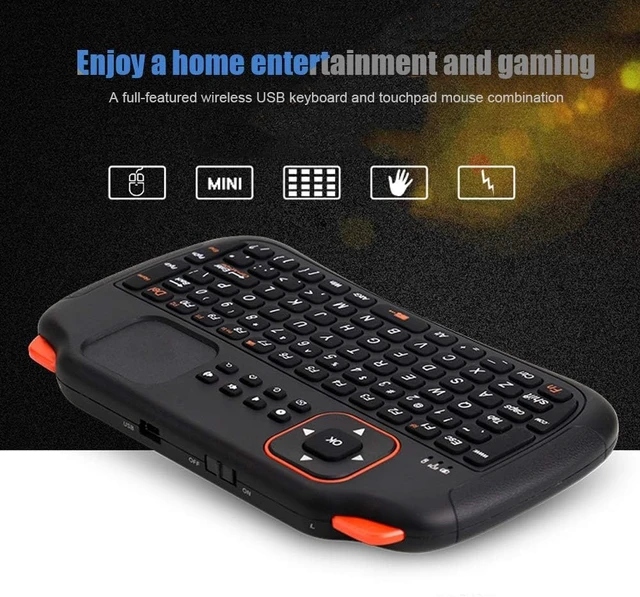 Alt view image 5 of 7 - Keypad for Android Remote Control 83-Key USB Mini Keyboard Handhold Keyboard with Touchpad