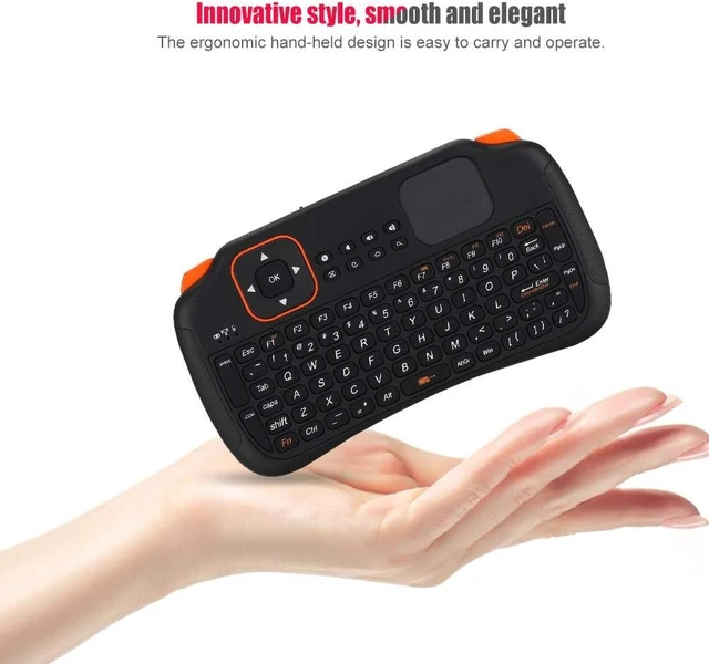 Alt view image 2 of 7 - Keypad for Android Remote Control 83-Key USB Mini Keyboard Handhold Keyboard with Touchpad