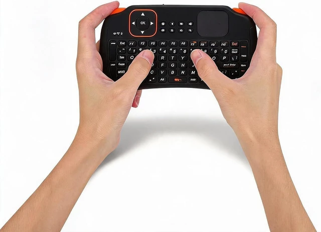 Main image of Keypad for Android Remote Control 83-Key USB Mini Keyboard Handhold Keyboard with Touchpad