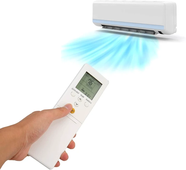 Alt view image 7 of 7 - Air Conditioner Remote Replacement for AR REF ASU12RLS3, AR REG1U ASU15RLS2, AOU12RLS3H ASU15RLF1, ASU12RLF AGU12RLF 9RLFFH