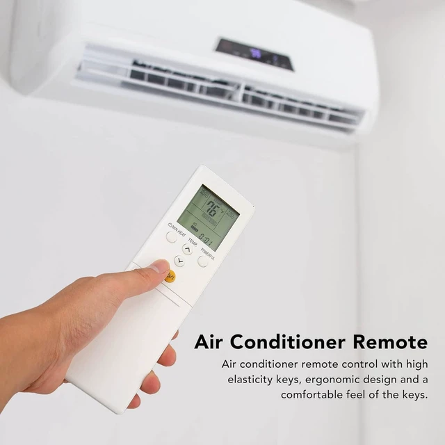 Alt view image 4 of 7 - Air Conditioner Remote Replacement for AR REF ASU12RLS3, AR REG1U ASU15RLS2, AOU12RLS3H ASU15RLF1, ASU12RLF AGU12RLF 9RLFFH