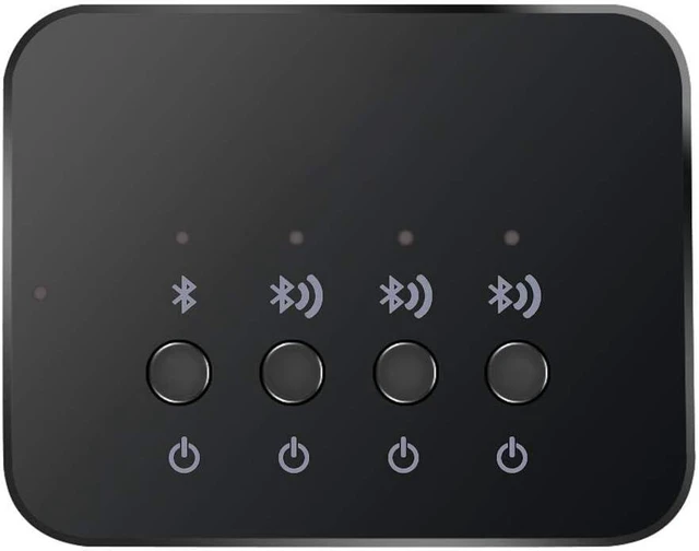 Main image of Bluetooth 4.0 Audio Sharer Adapter, 3.5mm Stereo Music Sharing Device
1 in 3 Out, Wired and Wireless Connection Modes