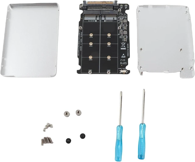 Alt view image 7 of 7 - M Key to M.2 NVMe SSD Enclosure, 2.5 Inch Hard Disk Box, PCIe 4.0 x4 SATA 6G U.2 SFF8639, Easy Installation, PH416BOX