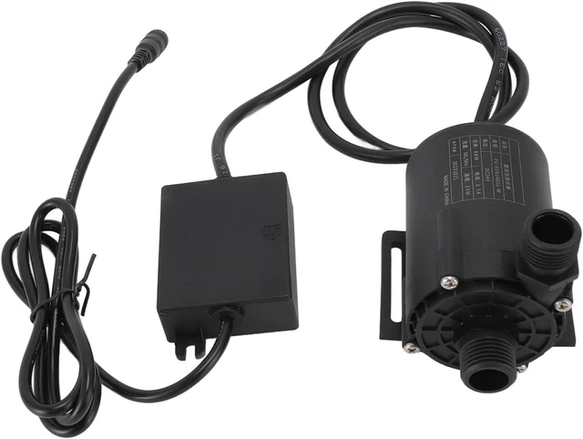 Main image of Water Cooling Pump DC 24V 88W 30L/Min with Control Box
High Temp Resistance Pump for PC CPU Cooling, G1/2 Thread, 75.5ft Max Head, Brushless Motor
