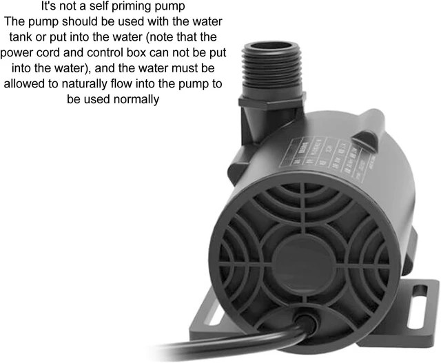 Alt view image 7 of 7 - Water Cooling Pump DC 24V 88W 30L/Min with Control Box
High Temp Resistance Pump for PC CPU Cooling, G1/2 Thread, 75.5ft Max Head, Brushless Motor
