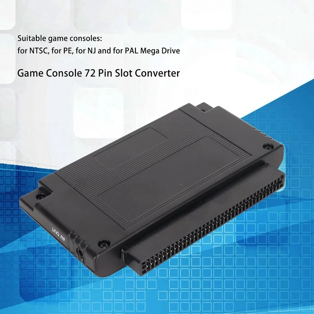 Alt view image 4 of 7 - 72 Pin Slot Converter for NES to SNES SFC, Game Cartridge Slot Adapter Connector Replacement for Retro Gaming on SNES Consoles, Compatible with NTSC PAL Mega Drive