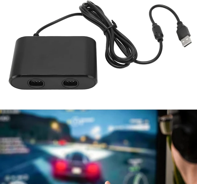 Alt view image 4 of 7 - for N64 Controller Adapter for PC, Game Controller Converter Two for N64 Controllers to for or PC Supports for Home for Turbo 2 in 1 Gamepad Adapter
