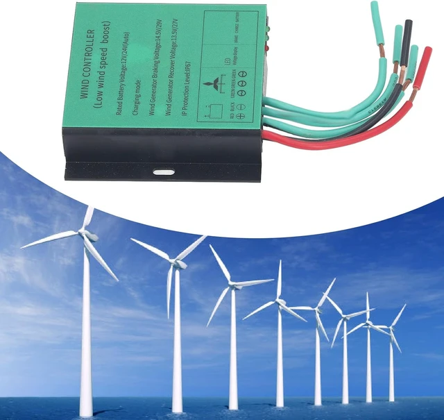 Alt view image 3 of 7 - Wind Generator Controller, IP67 Waterproof Low Voltage Controller Regulator, with LED Indicator, MPPT Control Method, Diode Indication