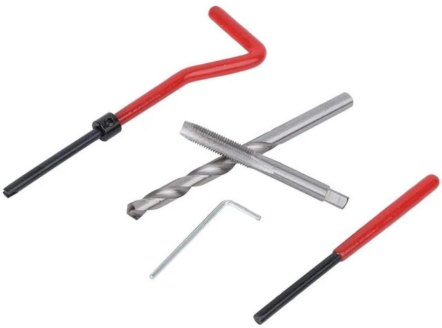 Alt view image 2 of 7 - M7 Thread Repair Kit, 25Pcs Metric Threading Tool Insert Coil Helicoil For Auto Repair Kit with Plastic Box